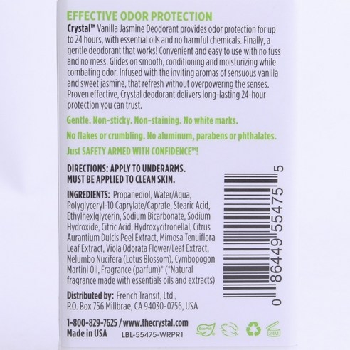 Khử mùi Crystal Vani-Nhài