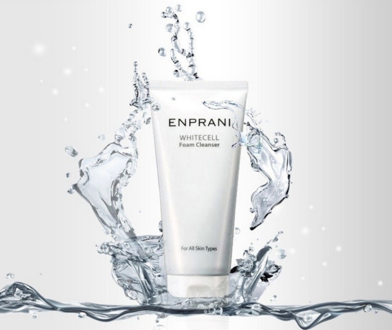 Sữa Rửa Mặt Tạo Bọt Trắng Da Enprani Whitecell