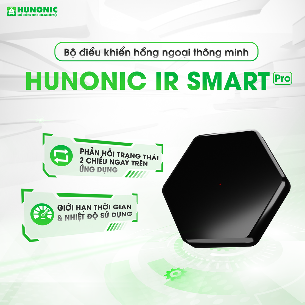 (Bản Pro tặng củ sạc) Bộ điều khiển Tivi, Điều Hoà qua điện thoại Hunonic IR Smart PRO, điều khiển điều hòa, tivi,quạt