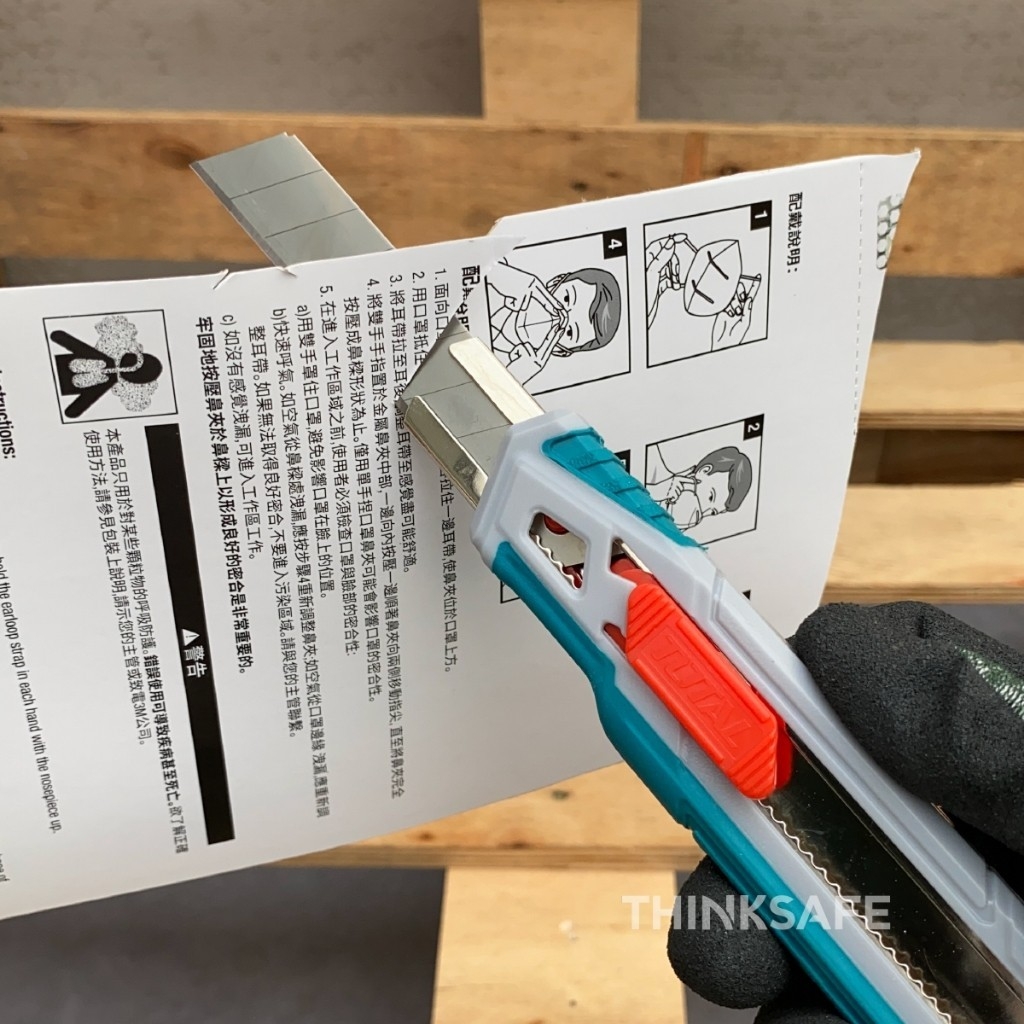 Dao rọc giấy Total lưỡi dao SK5, Nhiều kích thước, dùng cắt giấy, băng keo, rọc thùng Bút rọc giấy, điêu khắc gỗ