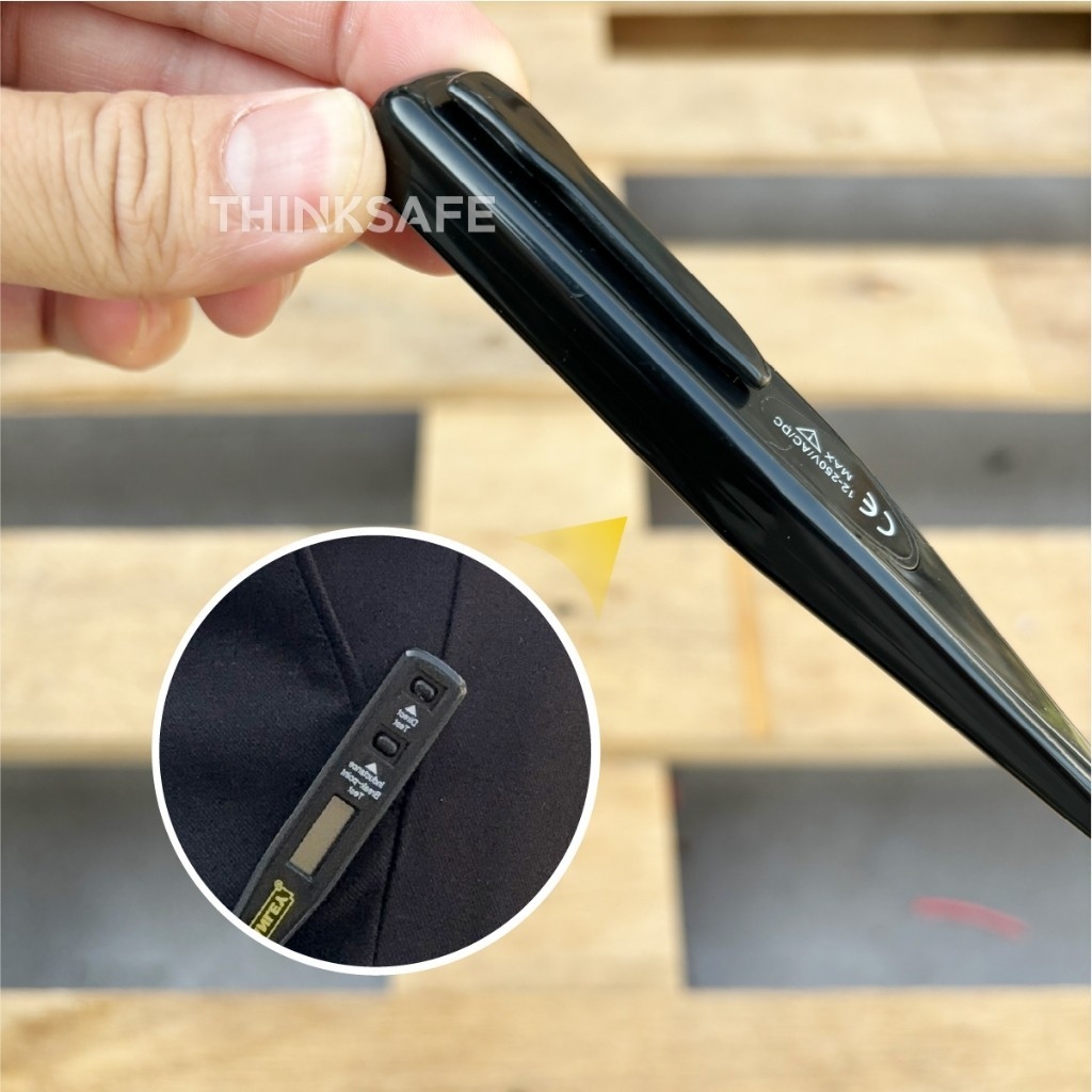 Bút thử điện điện tử STANLEY 66-137-S, Kiểm tra điện áp AC/DC xoay chiều và một chiều thân nhựa - Trang bị toàn diện