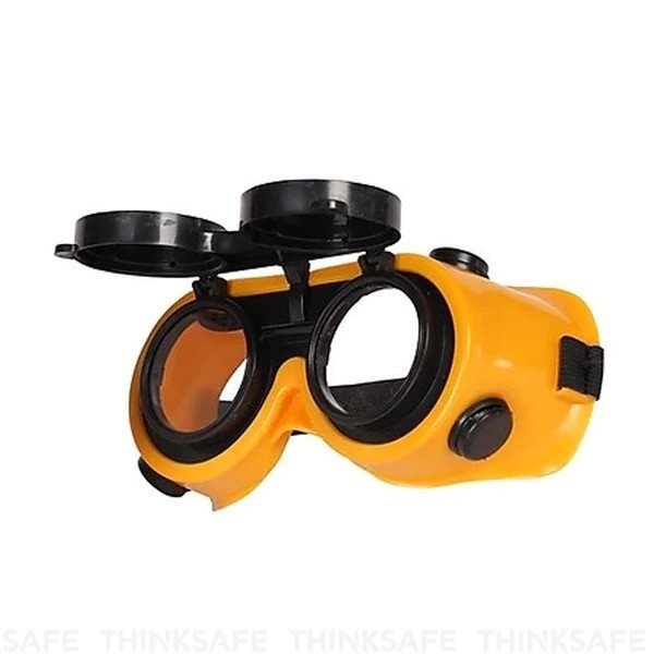 Kính bảo hộ INGCO HSGW01 với thiết kế linh hoạt, khóa mở gần, thông gió, và ống kính rõ ràng - Trang bị toàn diện