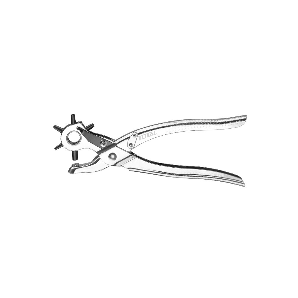 Kìm bấm lỗ Total THT3351 nhiều kích thước 2.5mm  5mm kìm đục lỗ vải da dây nịt thắt lưng - Trang bị toàn diện