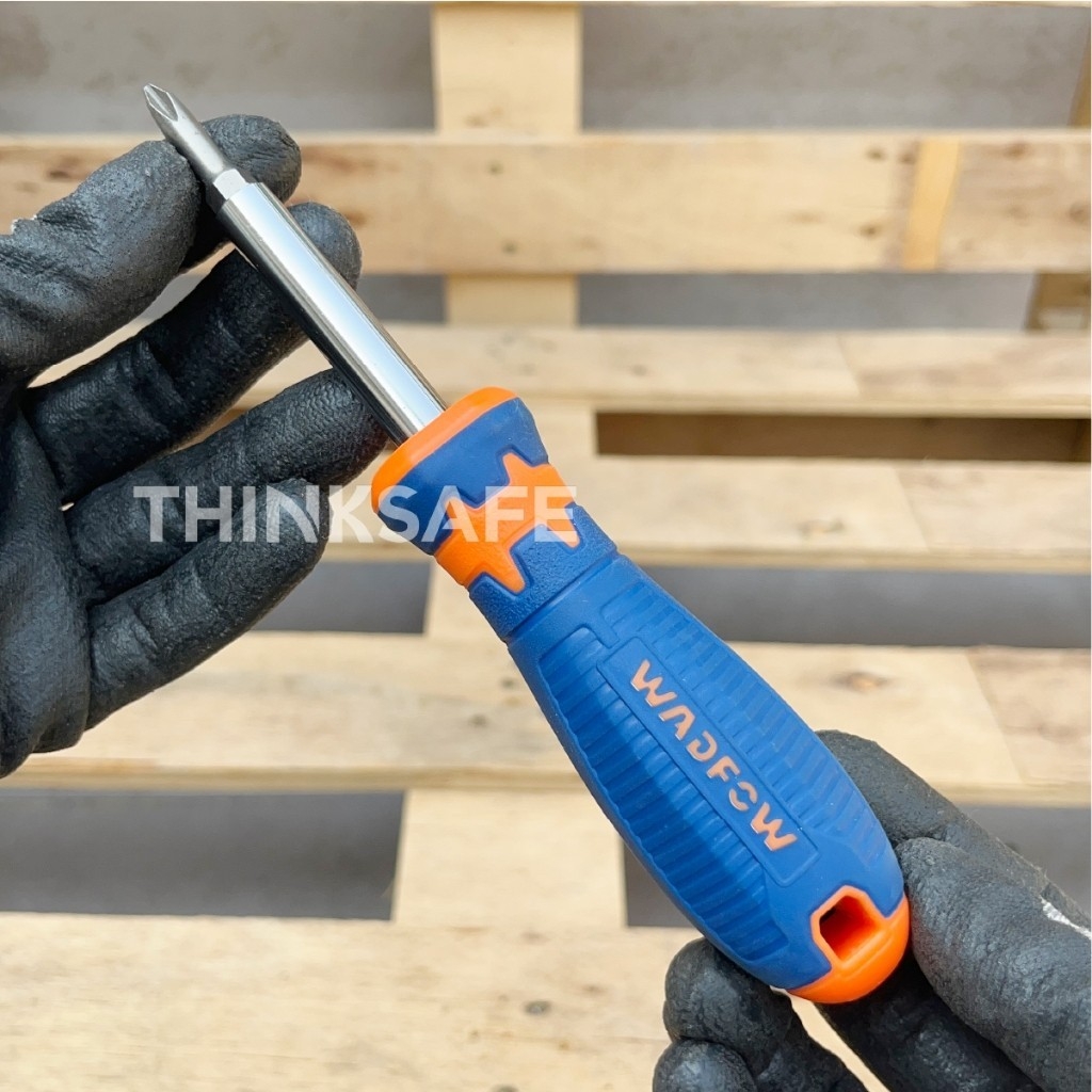 Bộ tua vít dẹp bake lục giác 6 trong 1 WADFOW WSS5506 6 chức năng trong 1 đầu vít chính hãng