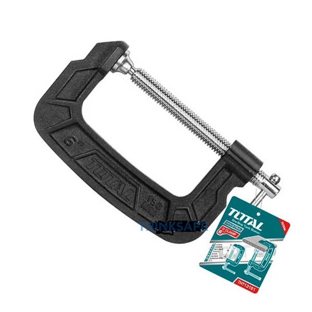 Cảo chữ C Total kích thước 3"-8" trục kẹp chữ T thân kẹp bằng gang dẻo cao cấp kẹp gỗ chữ G đa năng - Trang bị toàn diện