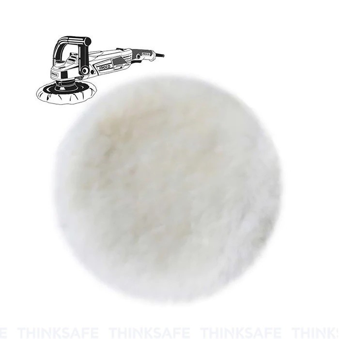 Nỉ đánh bóng INGCO APB0111801 kích thước 180mm chất liệu len thật, Nỉ đánh bóng chính hãng - Trang bị toàn diện