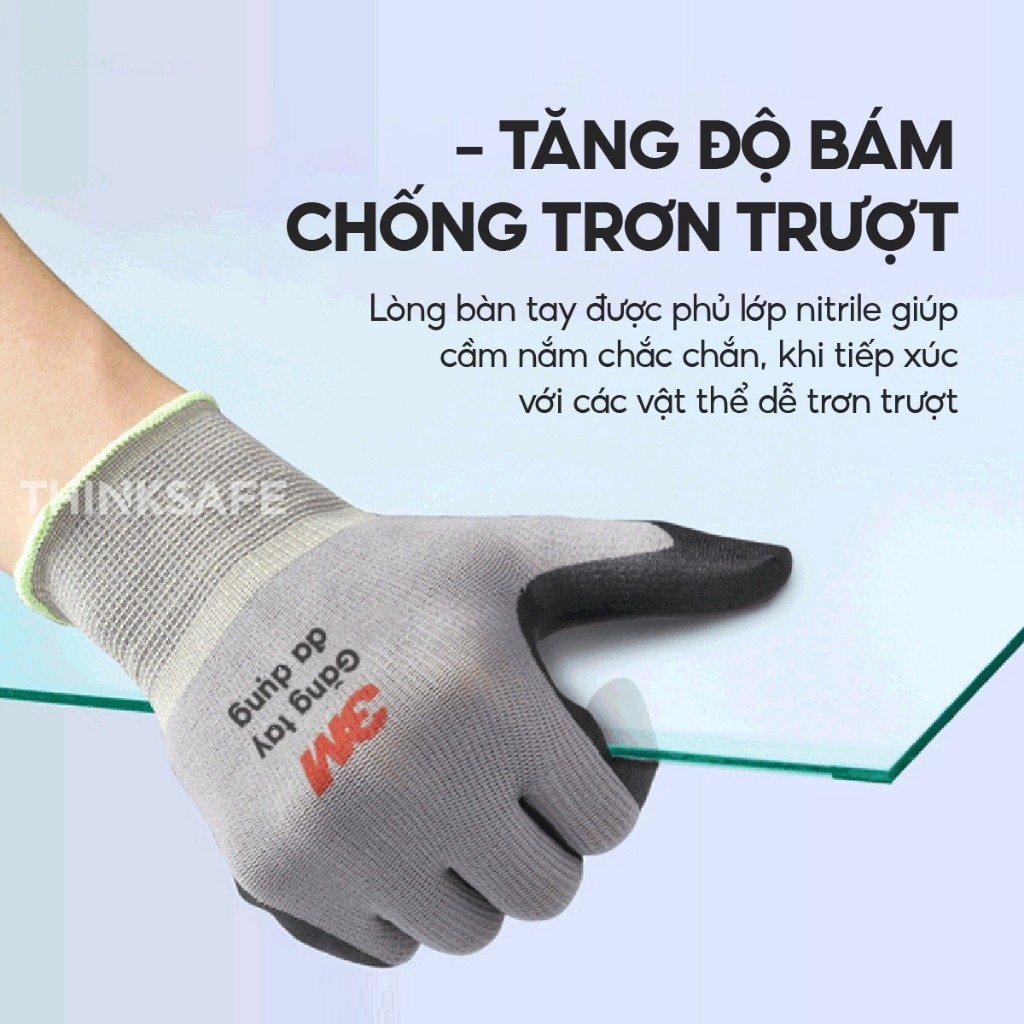 Găng tay lao động 3M bao tay đa dụng dùng trong công nghiệp cơ khí, đi xe máy, chống nắng - Trang bị toàn diện