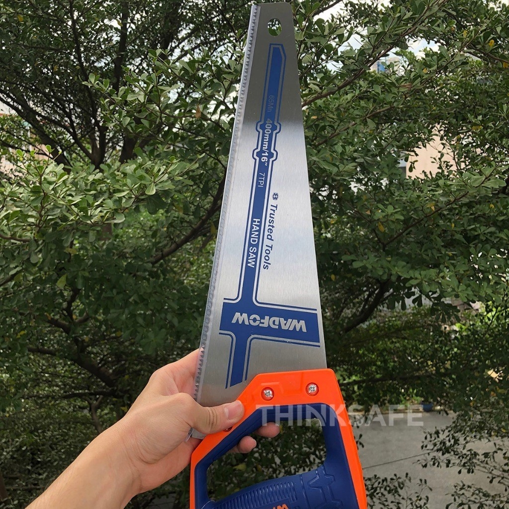 Cưa cầm tay Wadfow WHW1116 kích thước 16 inch 400mm răng cưa phủ lớp bảo vệ và xử lý nhiệt -  Trang bị toàn diện