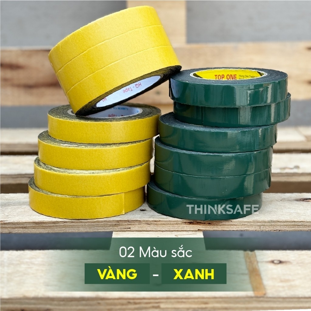 Băng keo xốp 2 mặt siêu dính sử dụng trên nhiều bề mặt, tường gạch, nhựa, sắt, gạch giá rẻ, rất tốt - Trang bị toàn diện