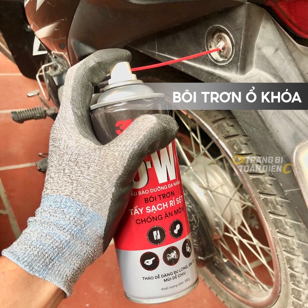 Chai dầu chống rỉ sét 3M 5W, bình xịt bảo dưỡng chống ăn mòn, bôi chơn, sửa chữa các vết rỉ sét - Trang bị toàn diện