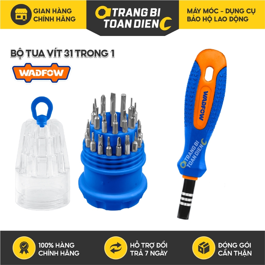 Bộ tua vít đa năng 31 trong 1 WADFOW WSS1J31 chất liệu thép crv chất lượng cao Wadfow chính hãng