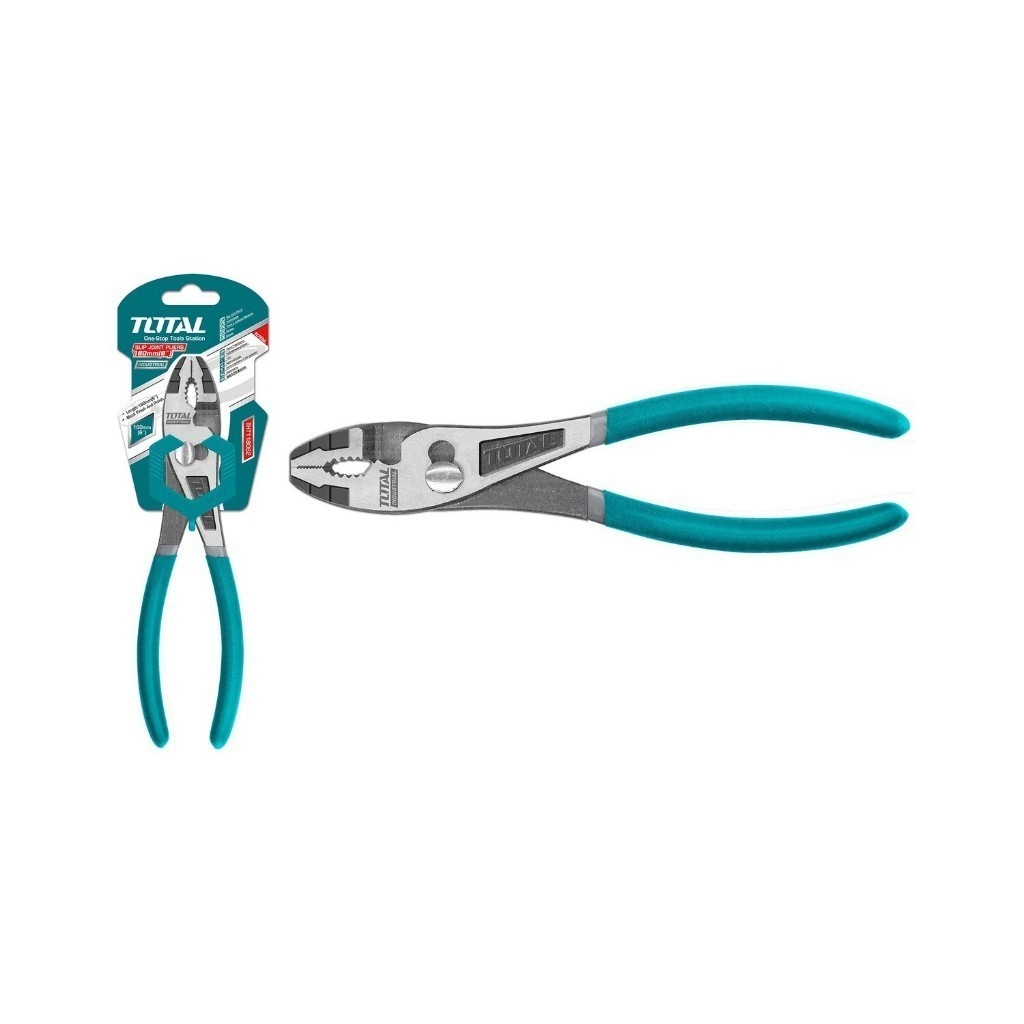 Kìm mũi trượt Total THT118062, THT118082, THT118102, Kích thước 6 inch- 10 inch, Kìm 2 lỗ đen bóng - Trang bị toàn diện