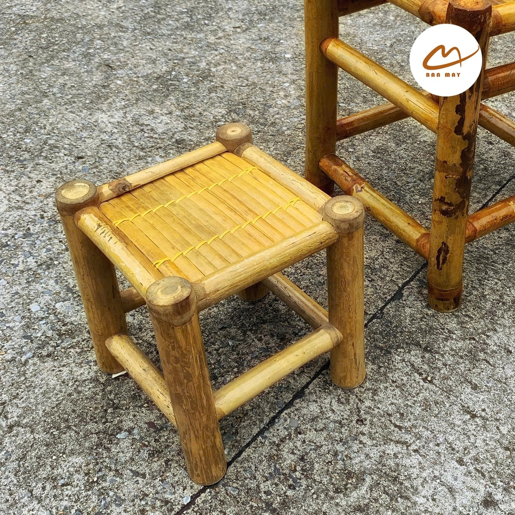 Bộ bàn ghế tre tự nhiên (2 ghế 1 bàn)