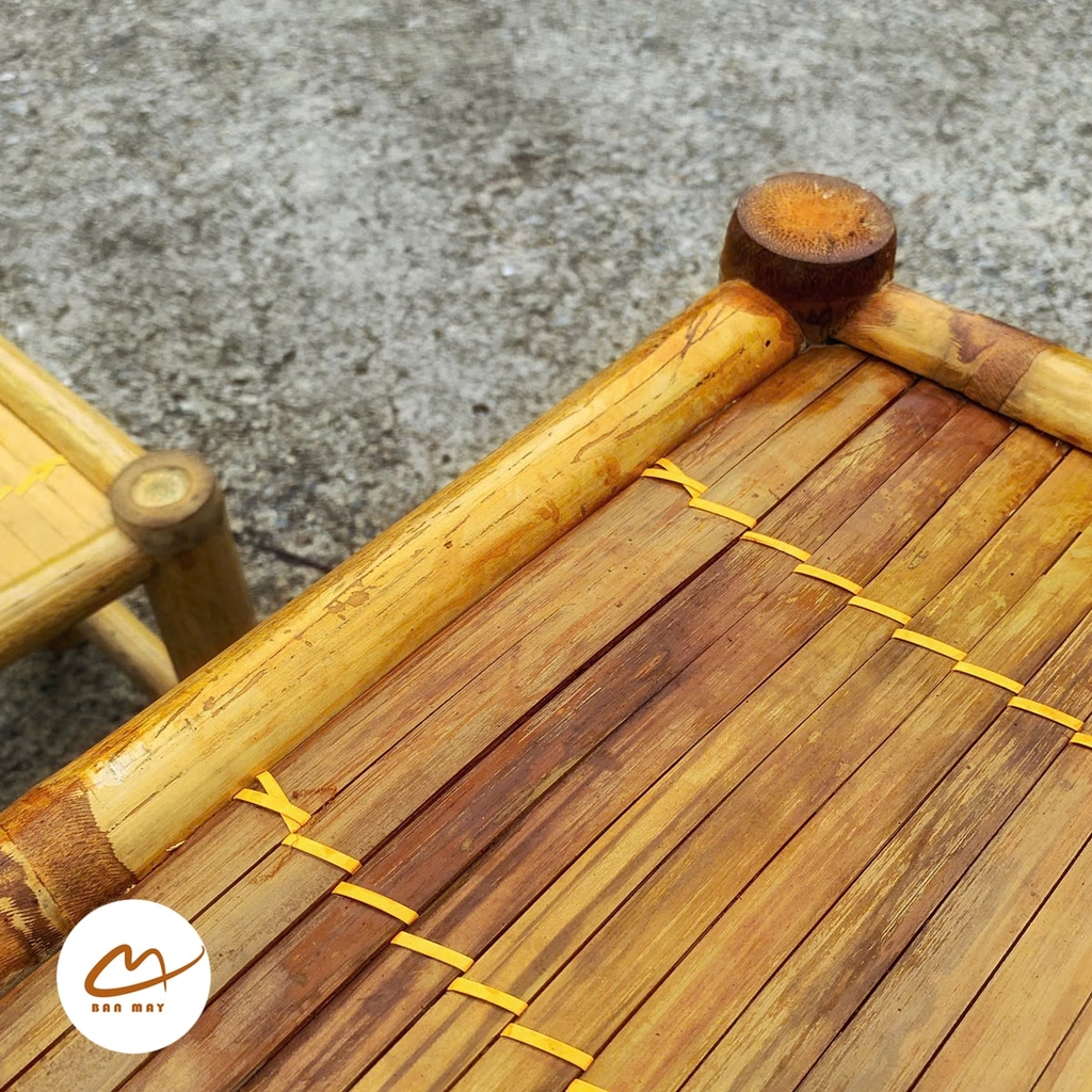 Bộ bàn ghế tre tự nhiên (2 ghế 1 bàn)