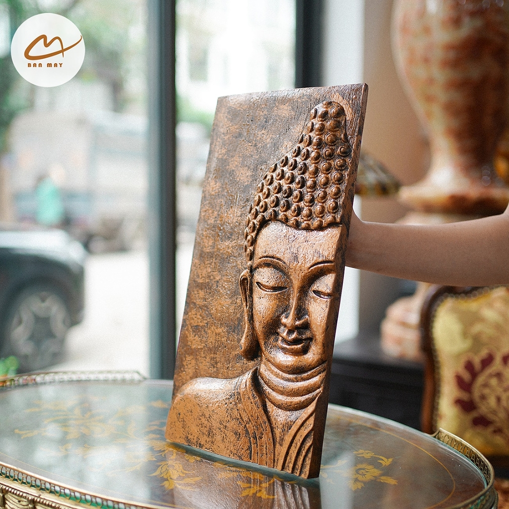 Tranh Decor Phù Điêu Diện Phật