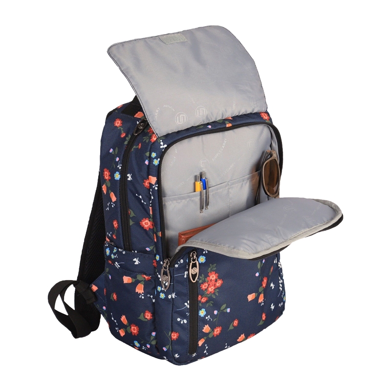 Balo Laptop chính hãng SimpleCarry ISSAC 22 họa tiết hoa văn