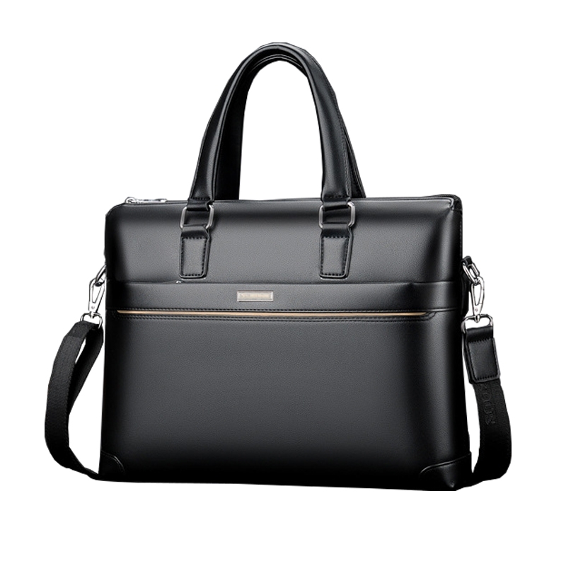 Cặp da công sở đựng Laptop Baodidaishu viền sọc ngang nổi bật