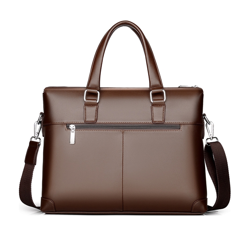 Cặp da công sở đựng Laptop Baodidaishu viền sọc ngang nổi bật