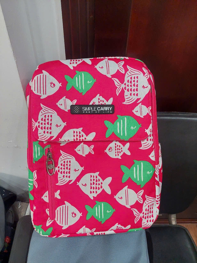 Balo Laptop chính hãng SimpleCarry ISSAC 22 họa tiết hoa văn