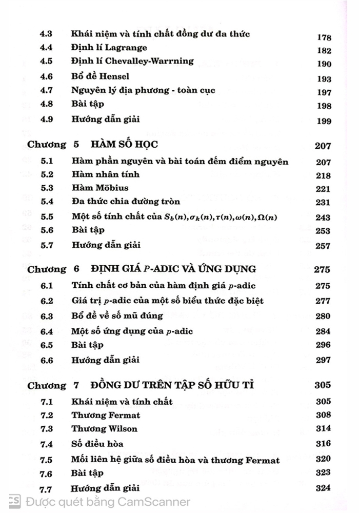 Bài giảng số học (Dành cho học sinh, giáo viên chuyên toán)