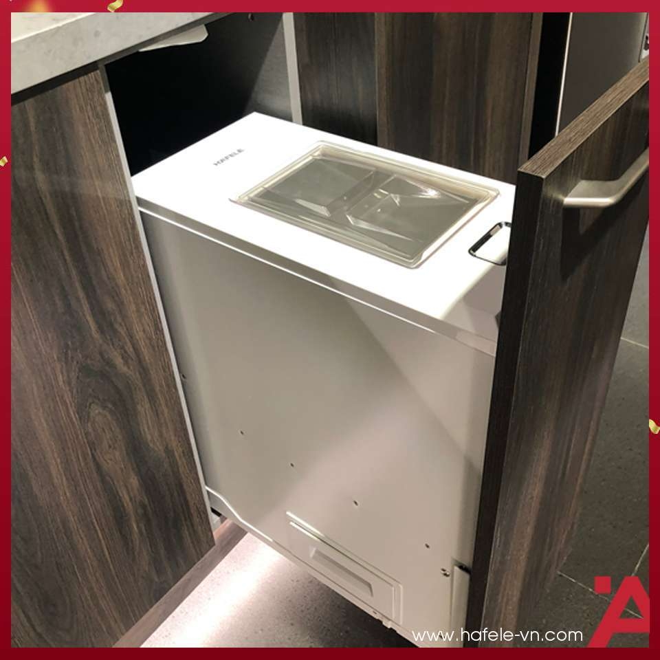 THÙNG GẠO ÂM TỦ GẮN CÁNH HAFELE