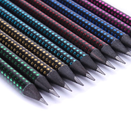 . Bút Chì 2B Dạ Quang Neon Black King KC-8802 (12 Cây/Hộp) (12 Hộp/Lốc) (20 Lốc/Thùng)