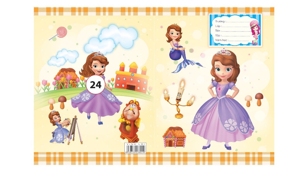 Bìa Bao Tập Kiếng Con Nai Màu và Hình (10 Tờ Cùng Loại/Xấp)