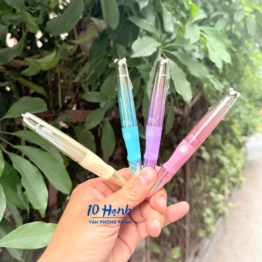 Bút Máy Hình Gấu (Bơm Mực) 9111 (12 Cây/ Hộp)