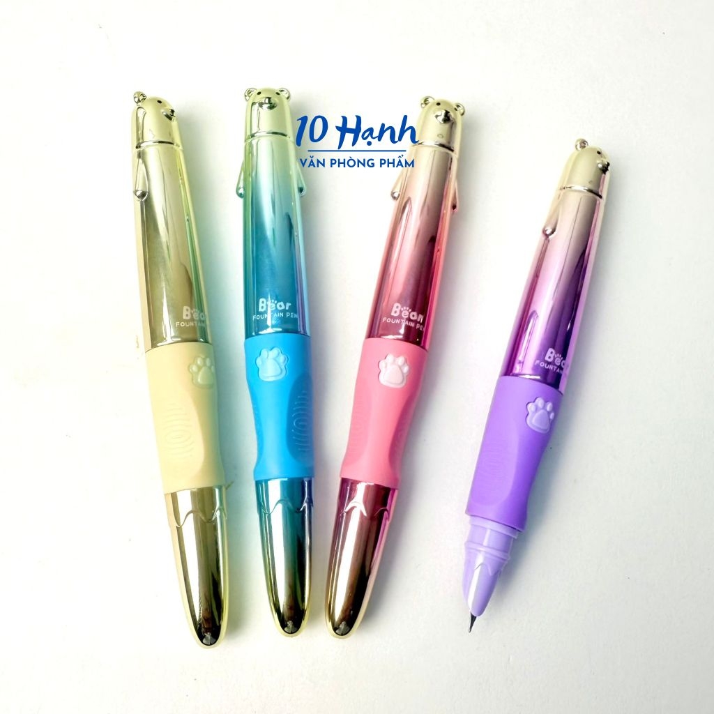 Bút Máy Hình Gấu (Bơm Mực) 9111 (12 Cây/ Hộp)