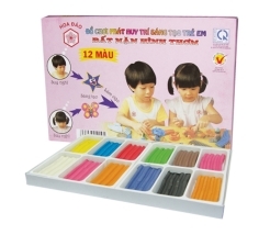 Hada Đất Nặn Hình Thơm Hoa Đào