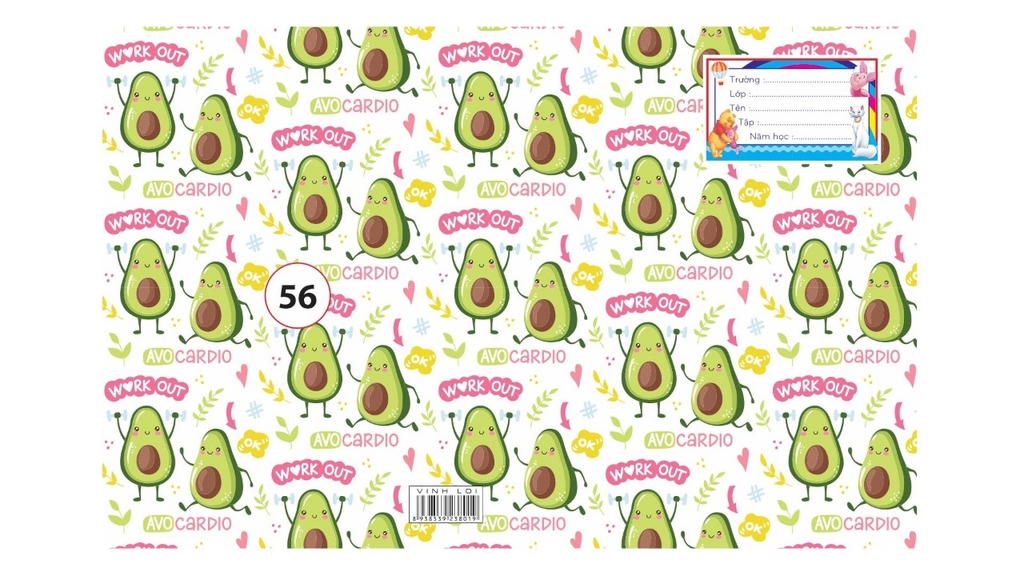 Bìa Bao Tập Kiếng Con Nai Màu và Hình (10 Tờ Cùng Loại/Xấp)