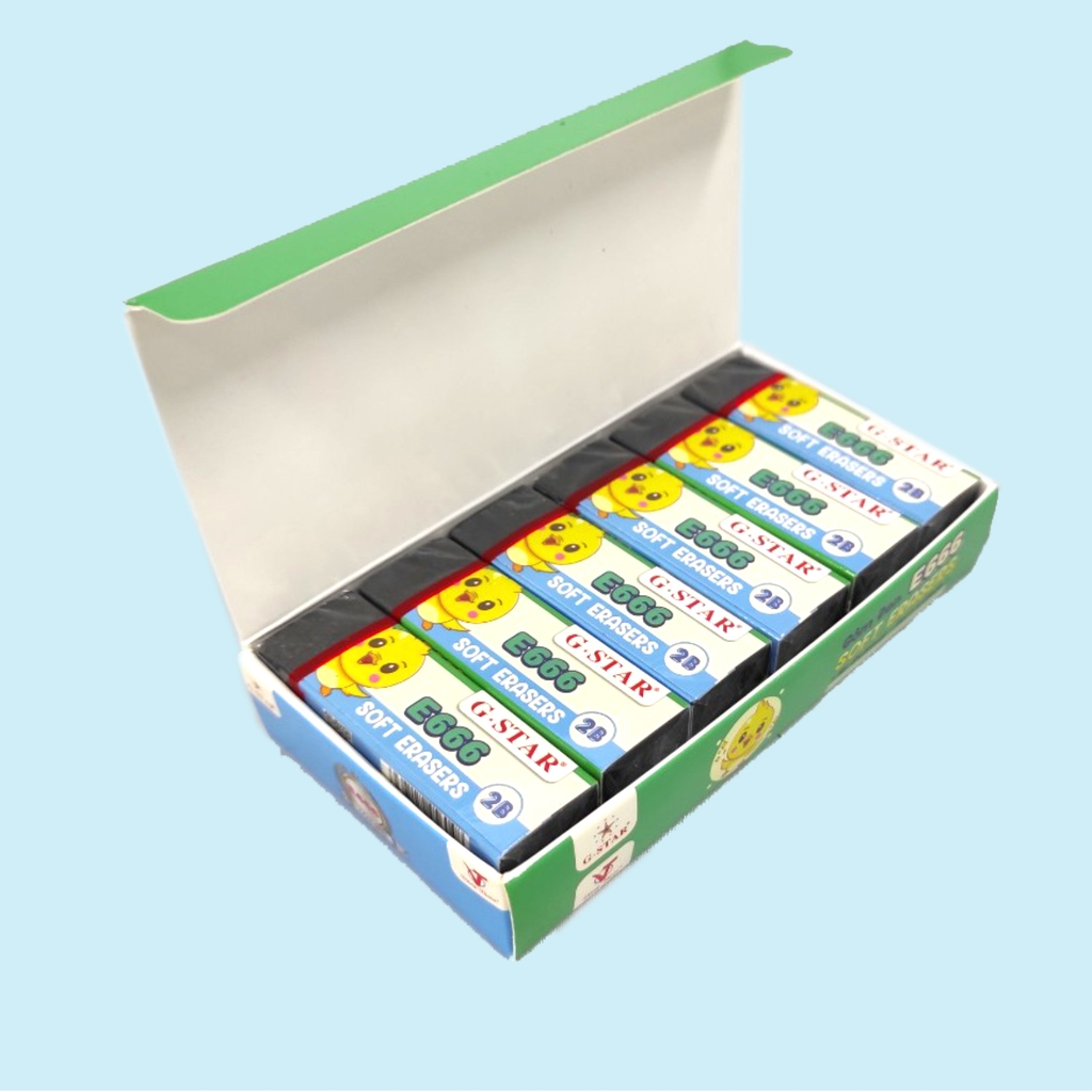 G-Star Gôm E666 (12 Cục/Lốc; 30 Lốc/ Thùng)