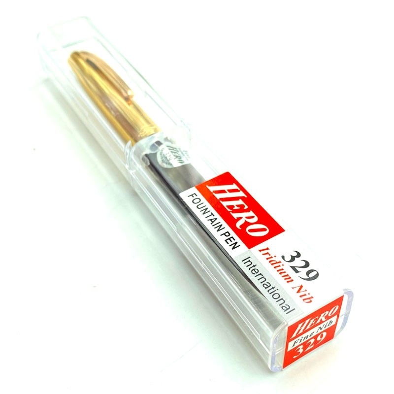 Queen - Bút Máy Hero 329 (Xanh Lá, Đỏ Đô, Đen) (12 Cây/Lốc; 12 Lốc/Thùng)