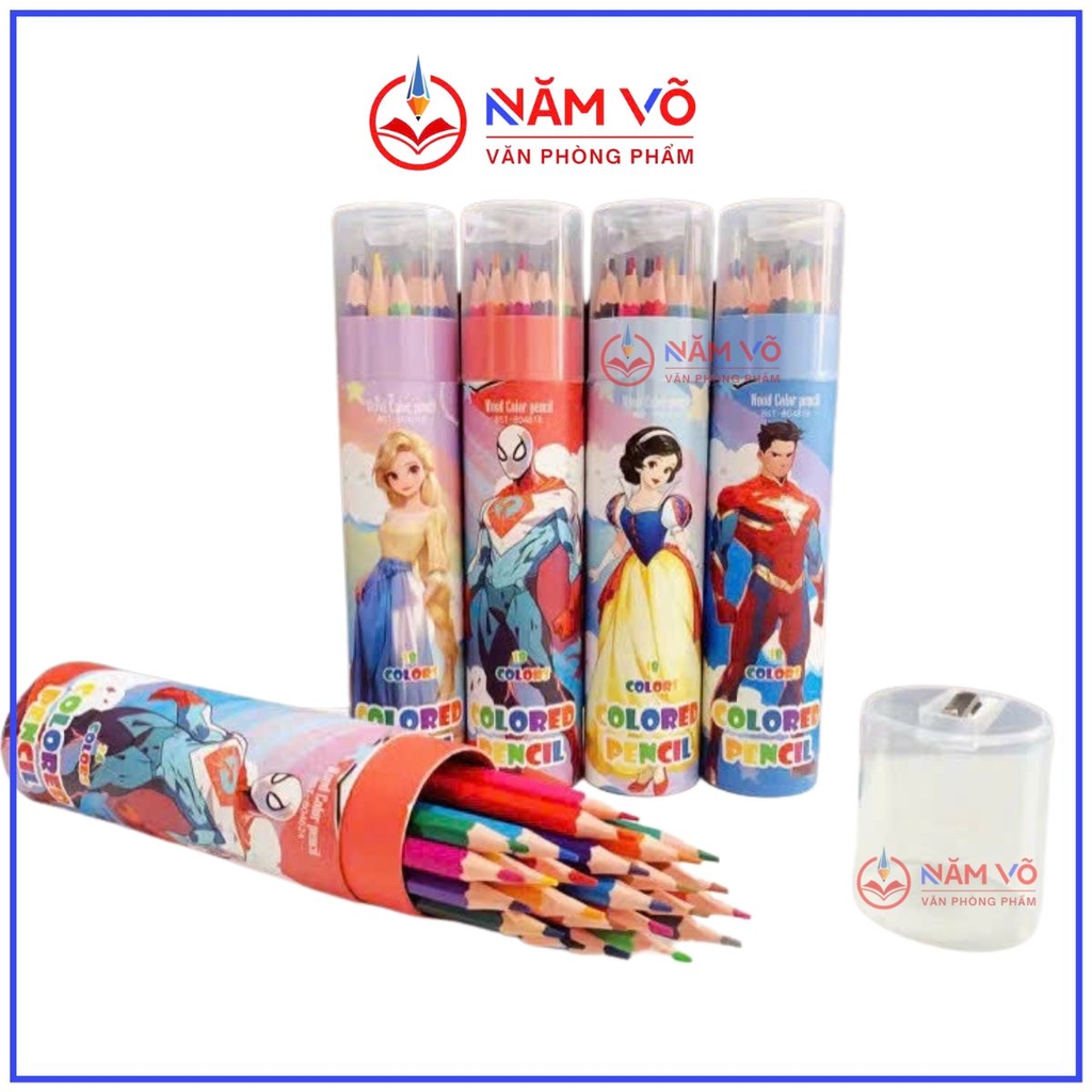 . Lon Bút Chì Màu Kèm Chuốt