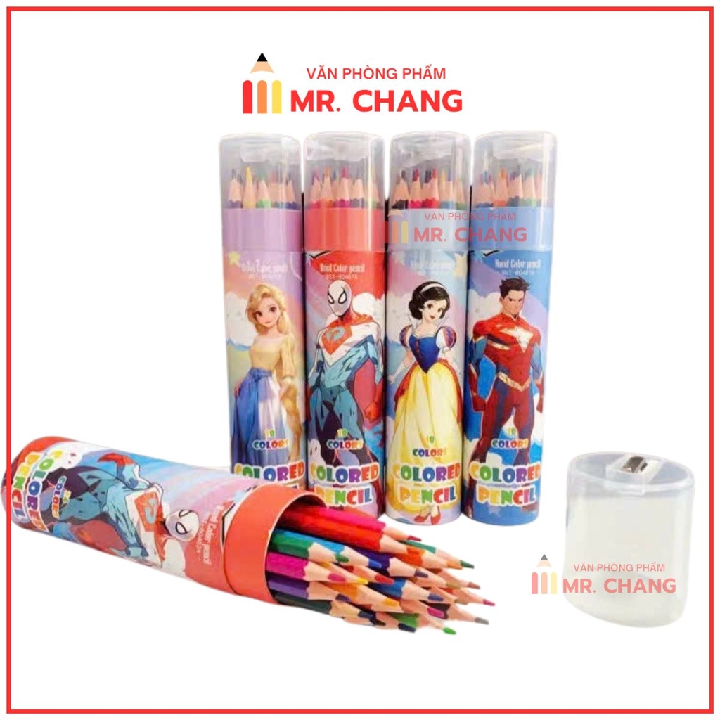 . Lon Bút Chì Màu Kèm Chuốt