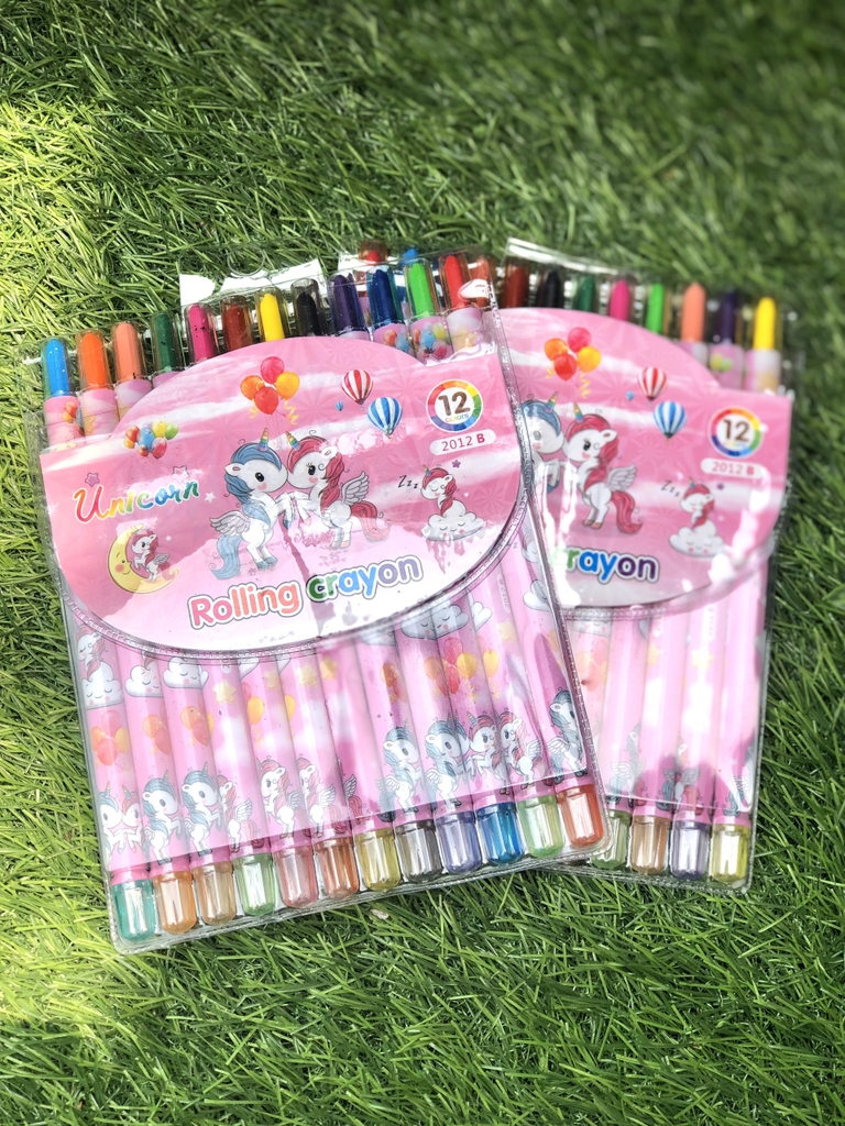 . Sáp Vặn 12 Màu - DÀI 1012Z; 2012B (12 Vĩ/Lốc) (192 Vĩ/Thùng)