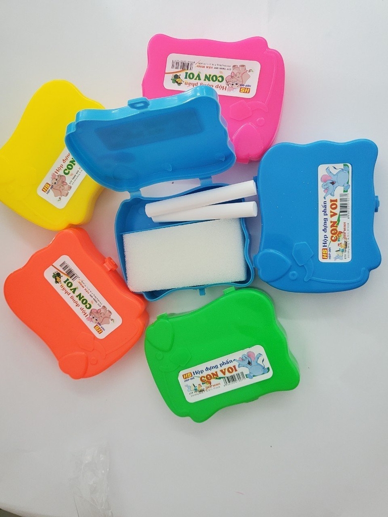 HS Hộp đựng phấn (Hình Bướm, Panda, Xe, Hello Kitty, Cá, Doremon) (10 hộp/ Lốc)