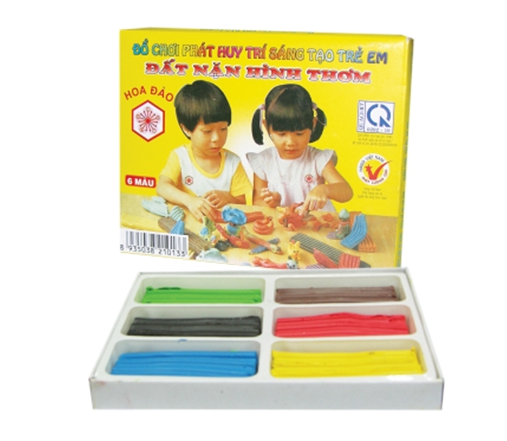 Hada Đất Nặn Hình Thơm Hoa Đào