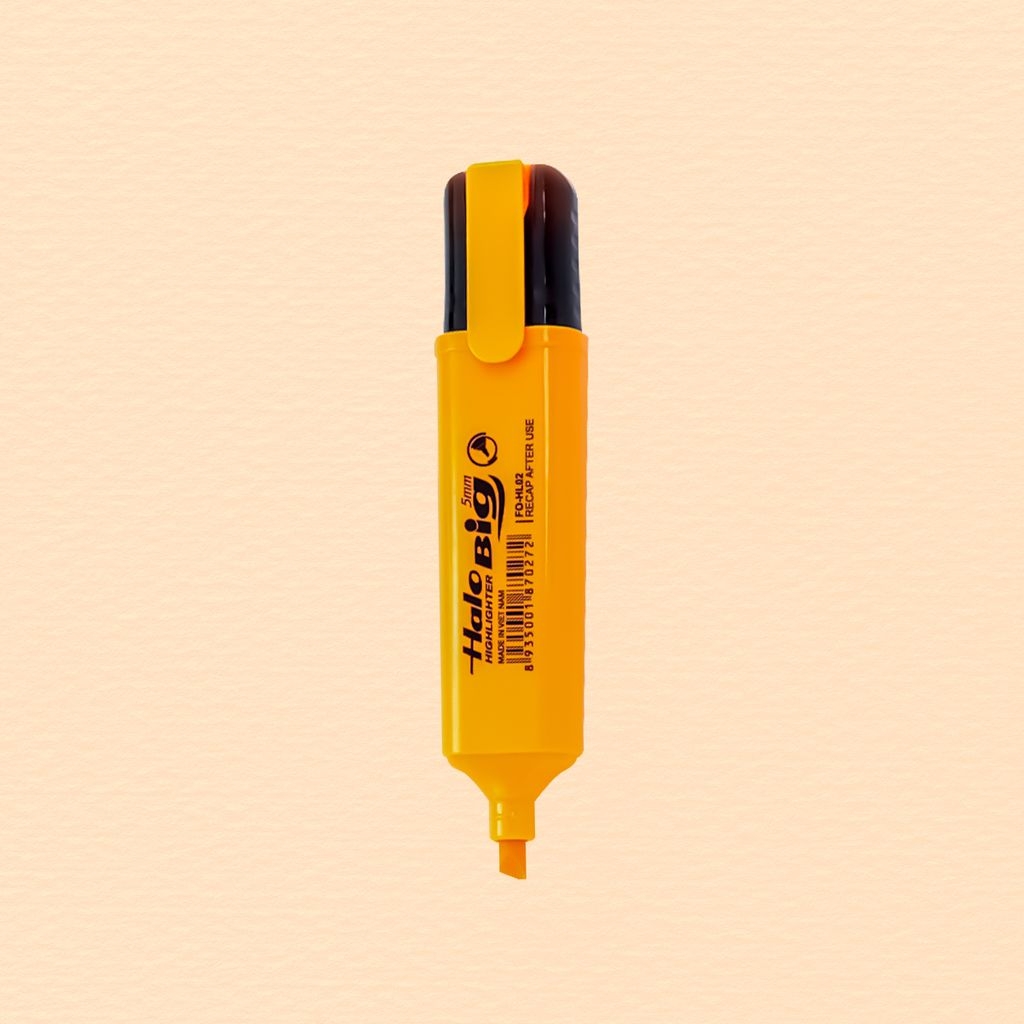 TL -  Bút Dạ Quang Lớn FO-HL02/VN (Vàng, Cam, Hồng, Xanh lá, Xanh biển) (10 Cây Cùng Màu/Hộp)