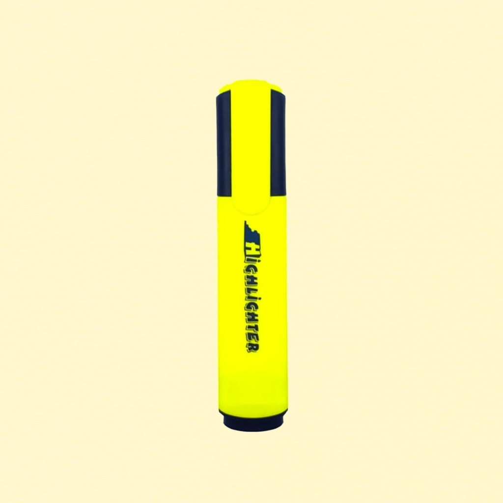 TL -  Bút Dạ Quang Lớn HL-012 (Vàng, Cam, Hồng, Xanh lá, Xanh biển) (10 cây cùng màu/Hộp)