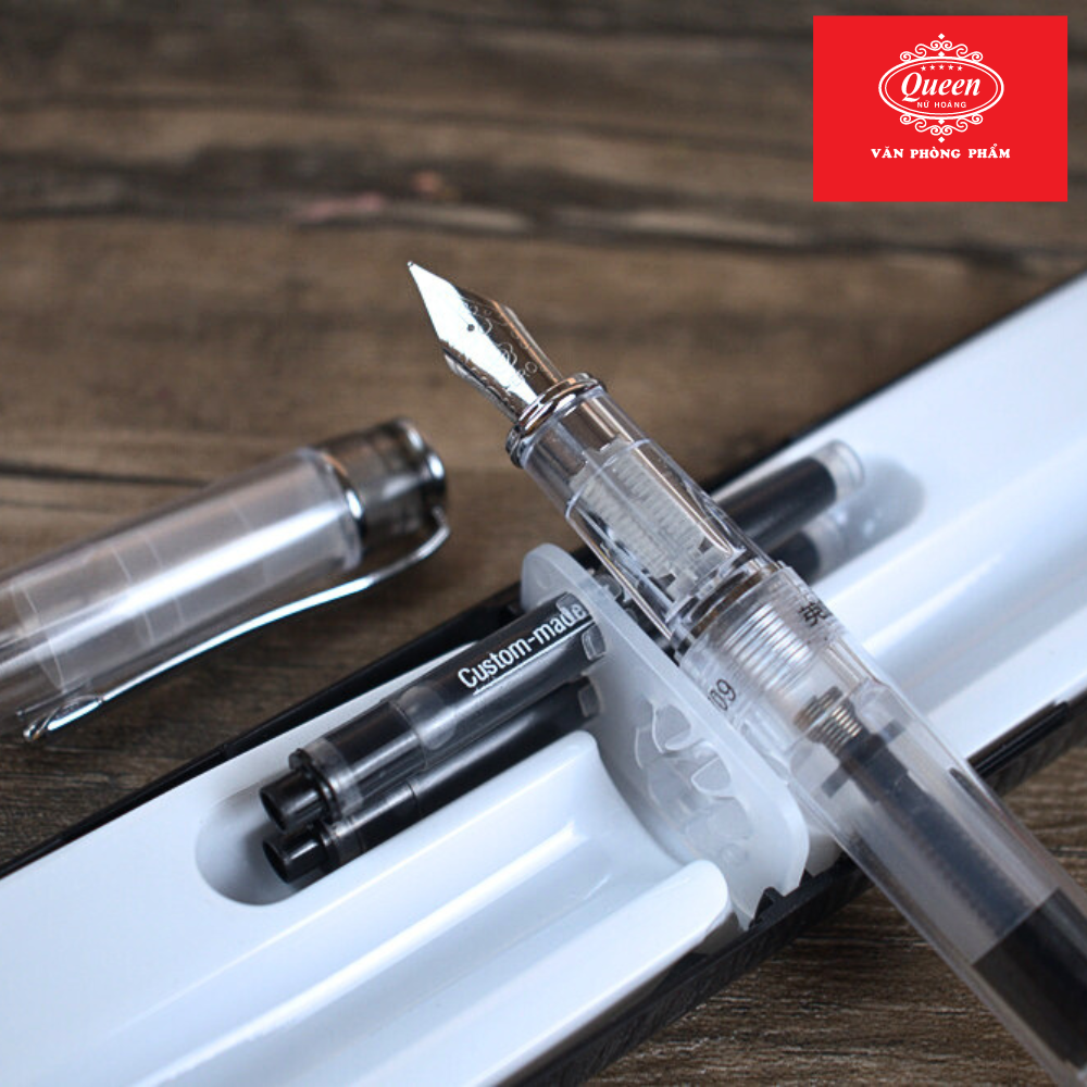 Queen - Bút Máy Hero 709 (Tím, Xanh, Đen) (12 Cây/Lốc; 12 Lốc/Thùng)