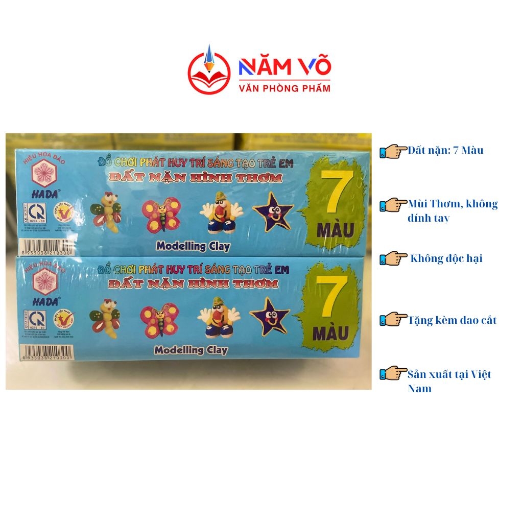 Hada Đất Nặn Hình Thơm Hoa Đào