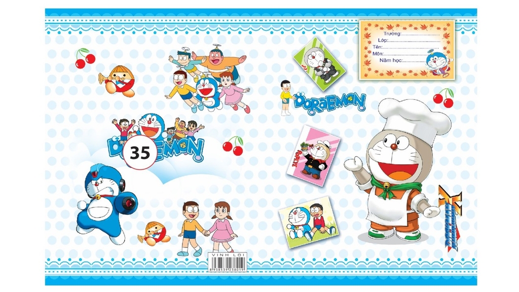 Bìa Bao Tập Kiếng Con Nai Màu và Hình (10 Tờ Cùng Loại/Xấp)