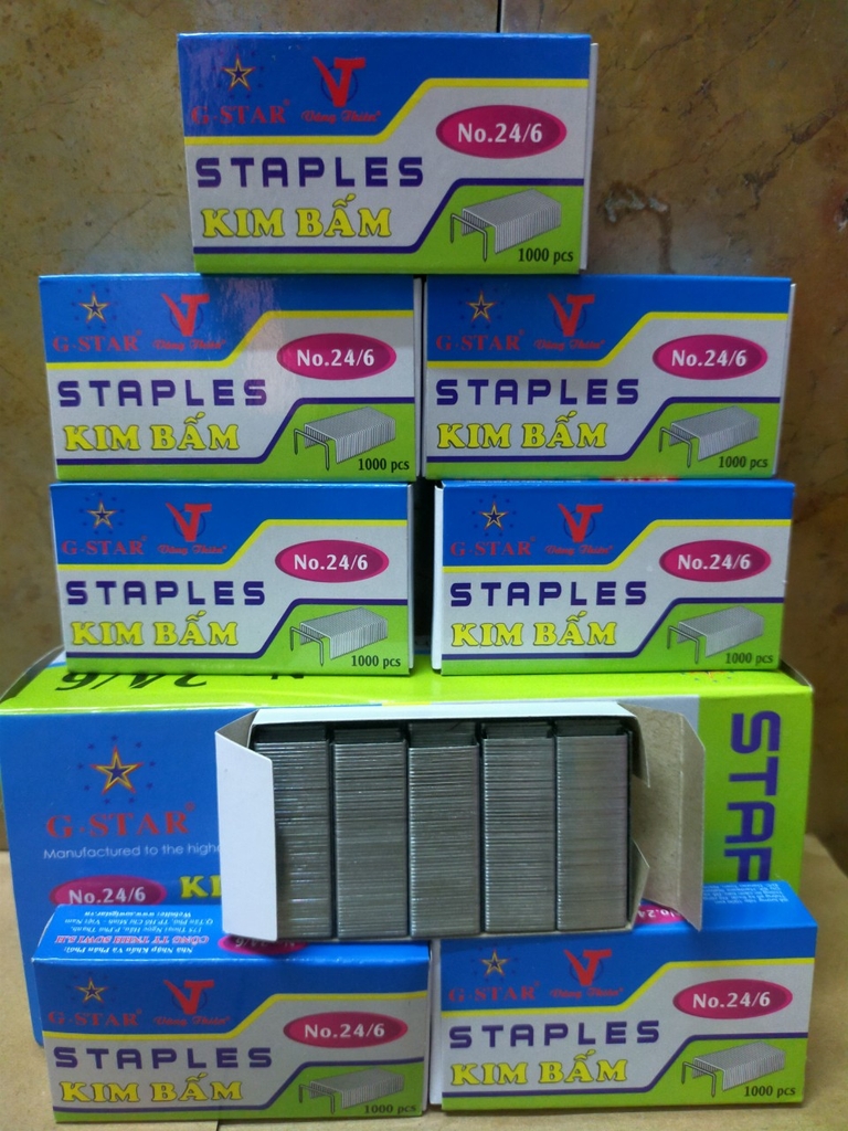 G-Star Kim Bấm Số 3 24/6 (10 Hộp Nhỏ/Hộp Lớn)