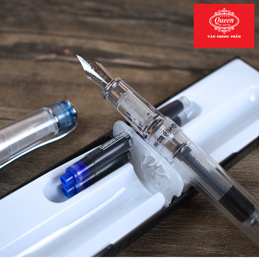 Queen - Bút Máy Hero 709 (Tím, Xanh, Đen) (12 Cây/Lốc; 12 Lốc/Thùng)