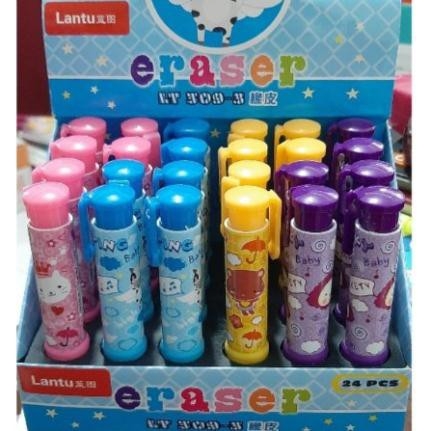 . Gôm Bút Bấm LANTU LT309 (24 Cây/Hộp; 24 Hộp/Thùng)