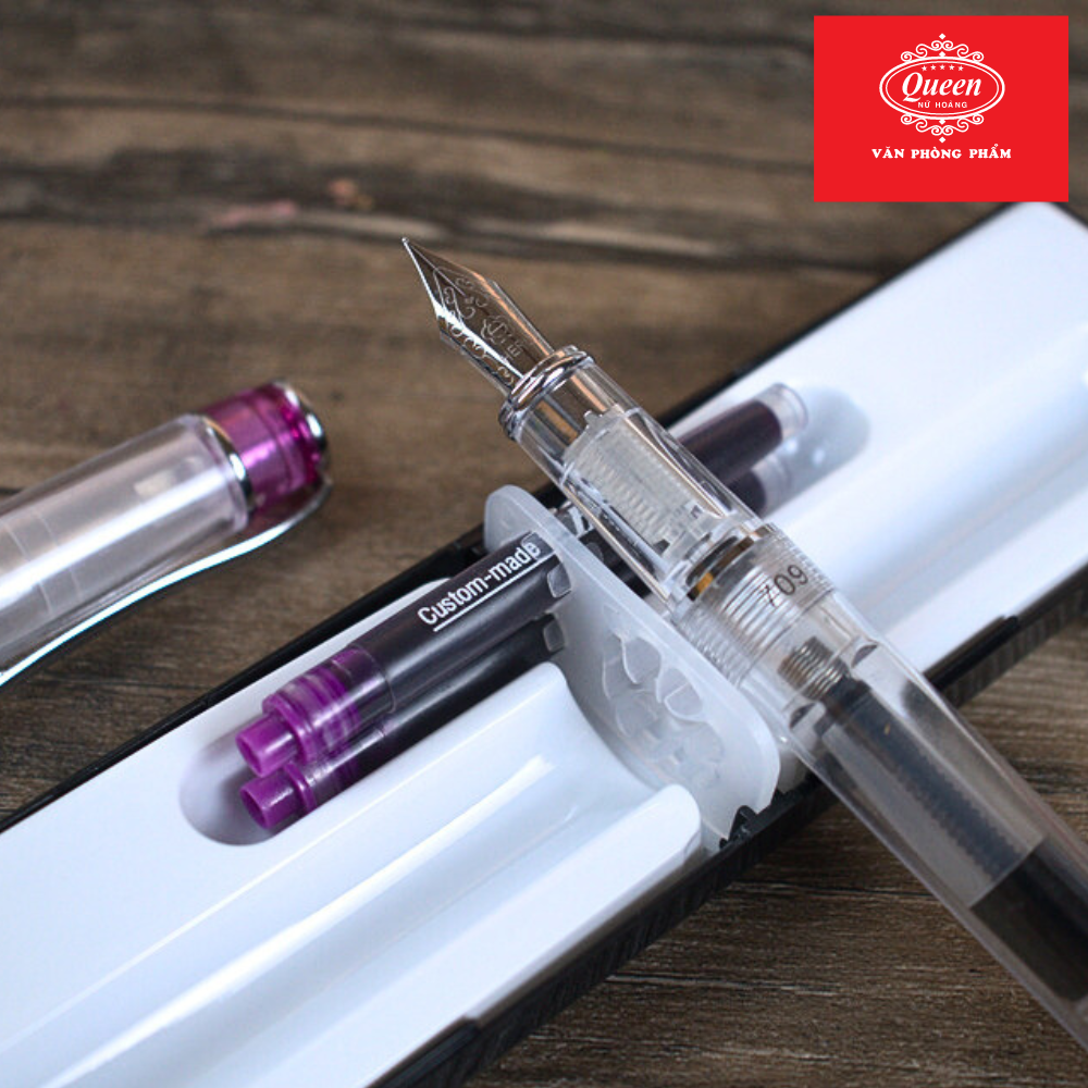 Queen - Bút Máy Hero 709 (Tím, Xanh, Đen) (12 Cây/Lốc; 12 Lốc/Thùng)