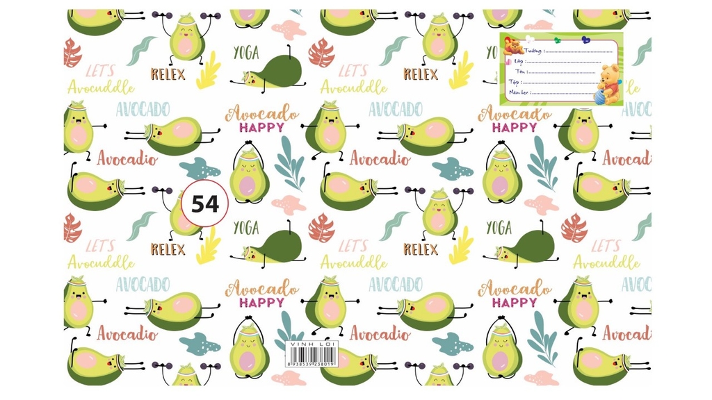 Bìa Bao Tập Kiếng Con Nai Màu và Hình (10 Tờ Cùng Loại/Xấp)