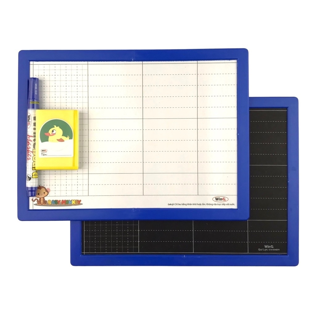 Win Q Bảng Bộ 2 Mặt B01 (1 MẶT PHẤN + MẶT LÔNG) (10 Cái/ Lốc; 80 Cái/ Thùng)