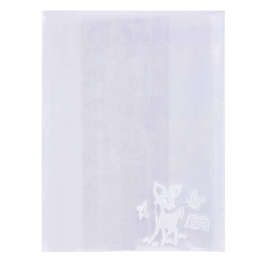 Bìa BAO TẬP Kiếng Trong Có Nai DÀY (10 Tờ/Cuộn; 100 Tờ/Xấp)